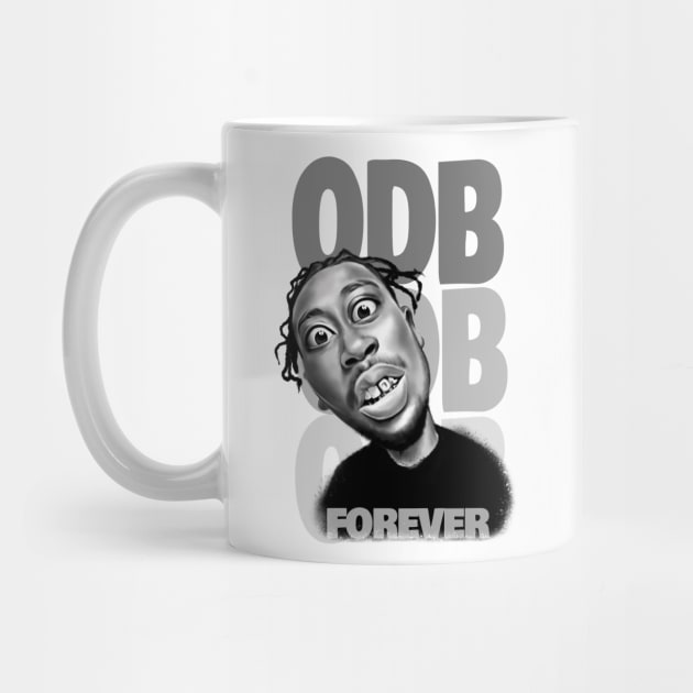 ODB Forever Caricature - Ol' Dirty Bastard by Pop Toons